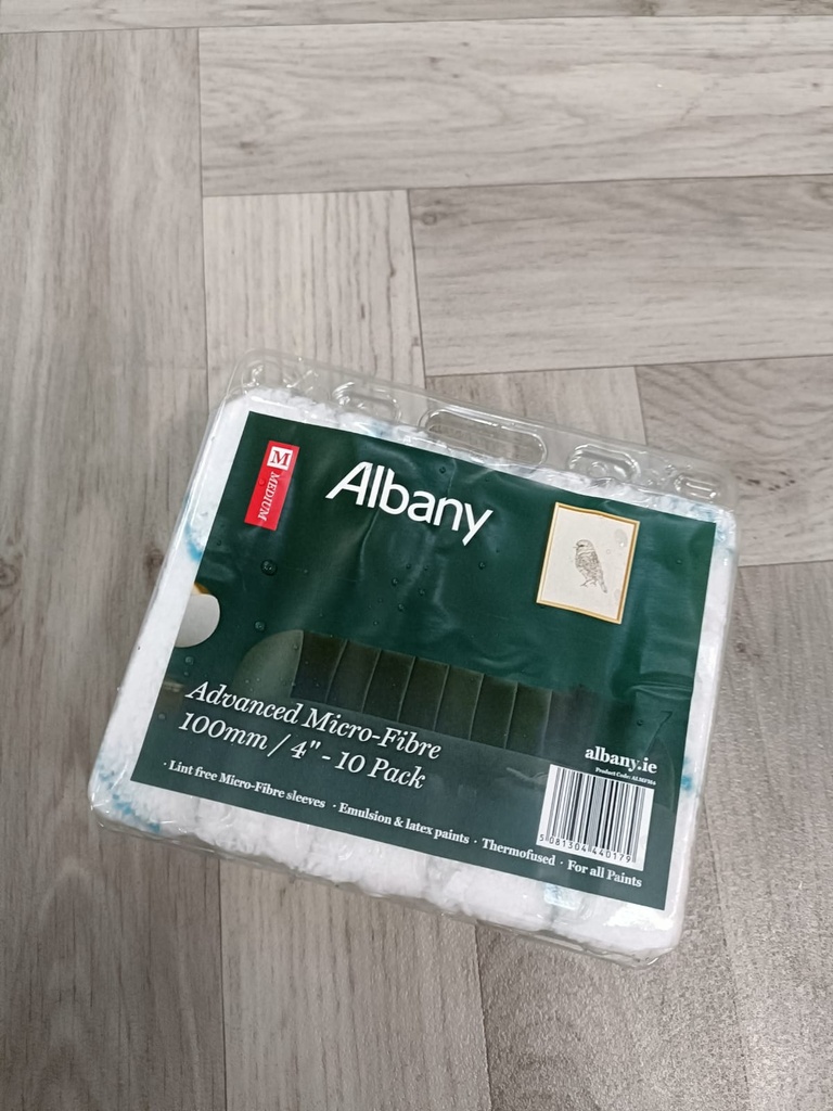 Albany Microfibre Sleeves 4&quot; 10 pack