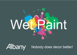 [ABBWETPNTSGN] Albany Wet Paint signs