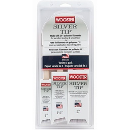 [E5227] Wooster Silver Tip Brush set 3 pack