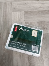 [ABBMICFIBSLEVE410PK] Albany Microfibre Sleeves 4&quot; 10 pack